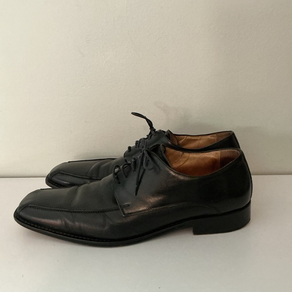 Pronto Uomo Other - PRONTO UOMO Couture Italy Men's Shoe 11.5 Soft Black Leather  Square Toe Lace-Up